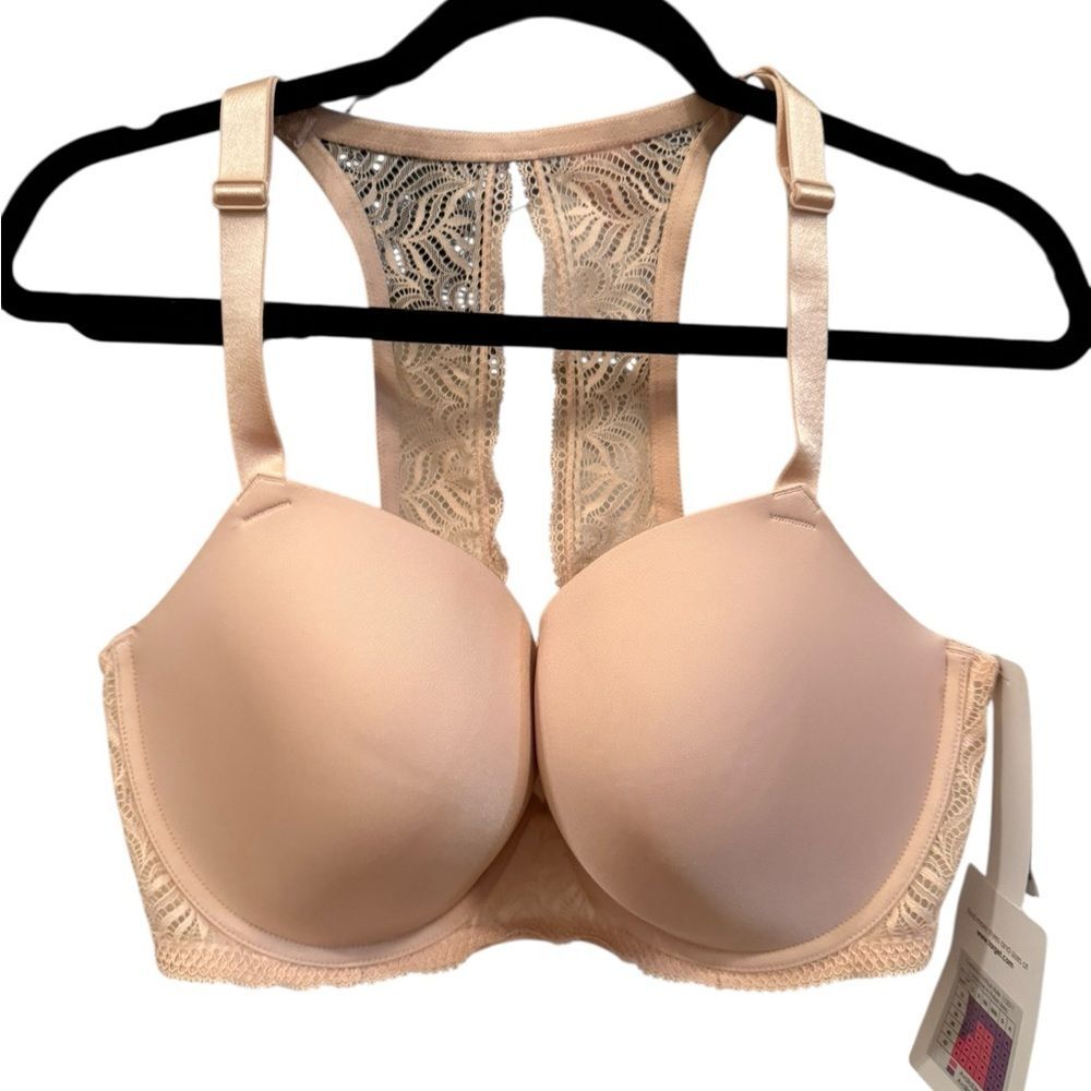 NWT PARAMOUR Lightly Lined Underwire Bra Nude Beige Sz 40DD
